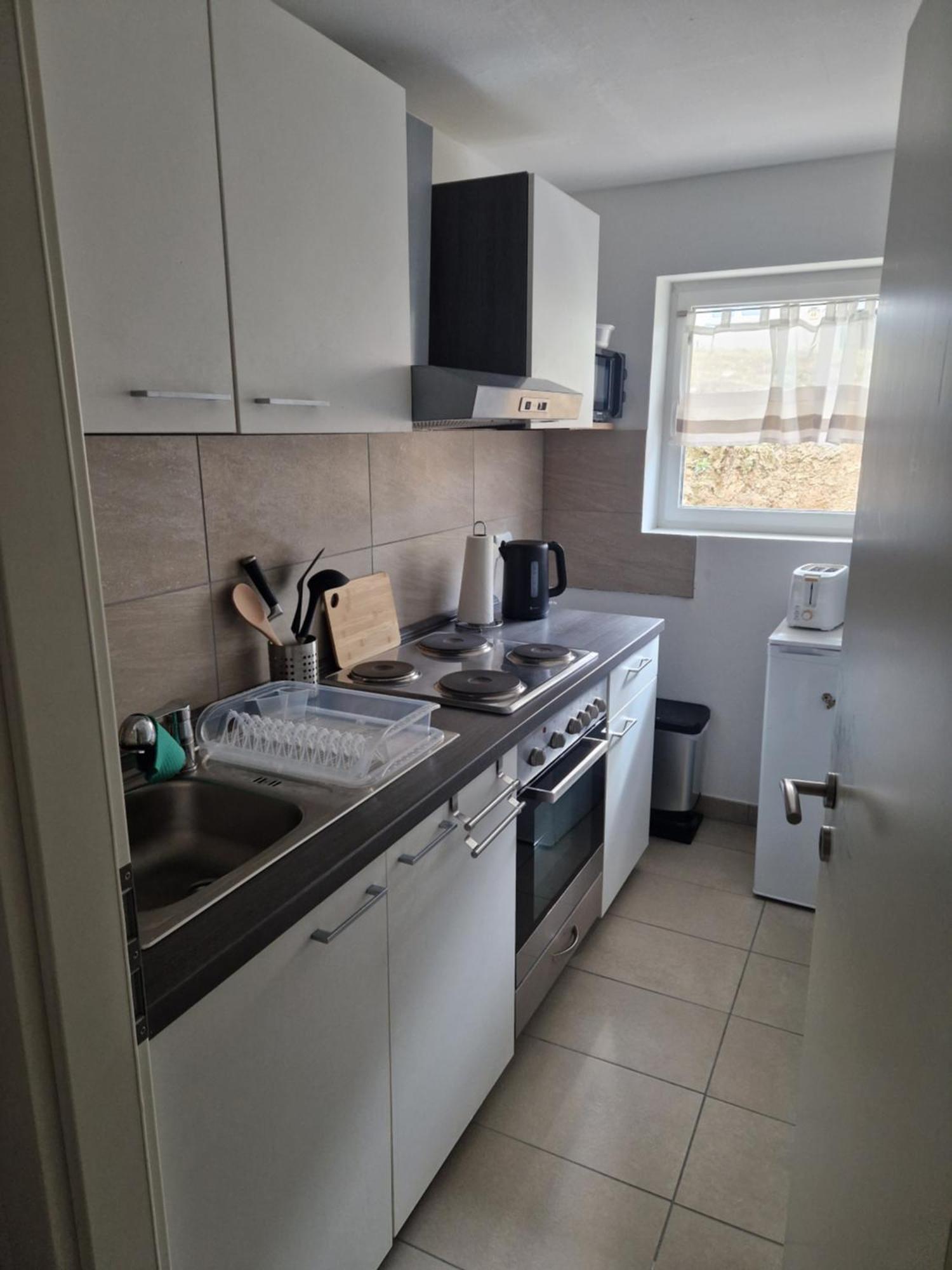 Ferienwohnung Am Waldrand Langgons Bagian luar foto